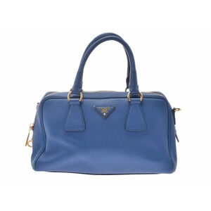 Prada handbag Cobalt Blue leather card strap
